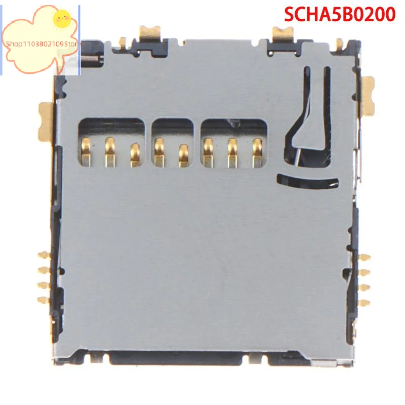 【HT】SCHA5B0200 Micro SIM Card Connector High Compatibility Repair Part for DIY Mobile Phone Motherboard Fixing
