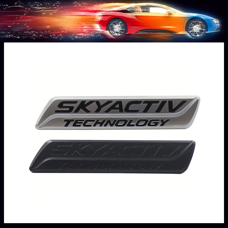 For CX-3 CX3 CX-5 CX5 CX-7 CX7 MX-5 ATENZA 3D Car Styling SKYACTIV TECHNOLOGY car Fender trunk Rear Decal Emblem Badge Sticker