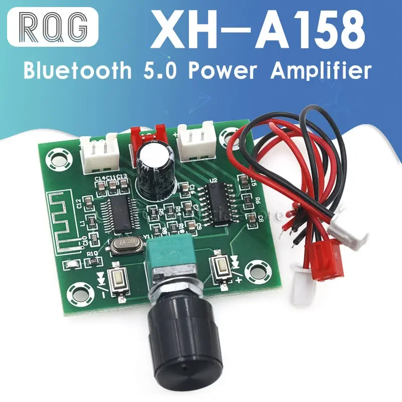 XH-A158 ultra clear Bluetooth 5.0 power amplifier board pam8403 small power DIY wireless speaker amplifier board 5W*2