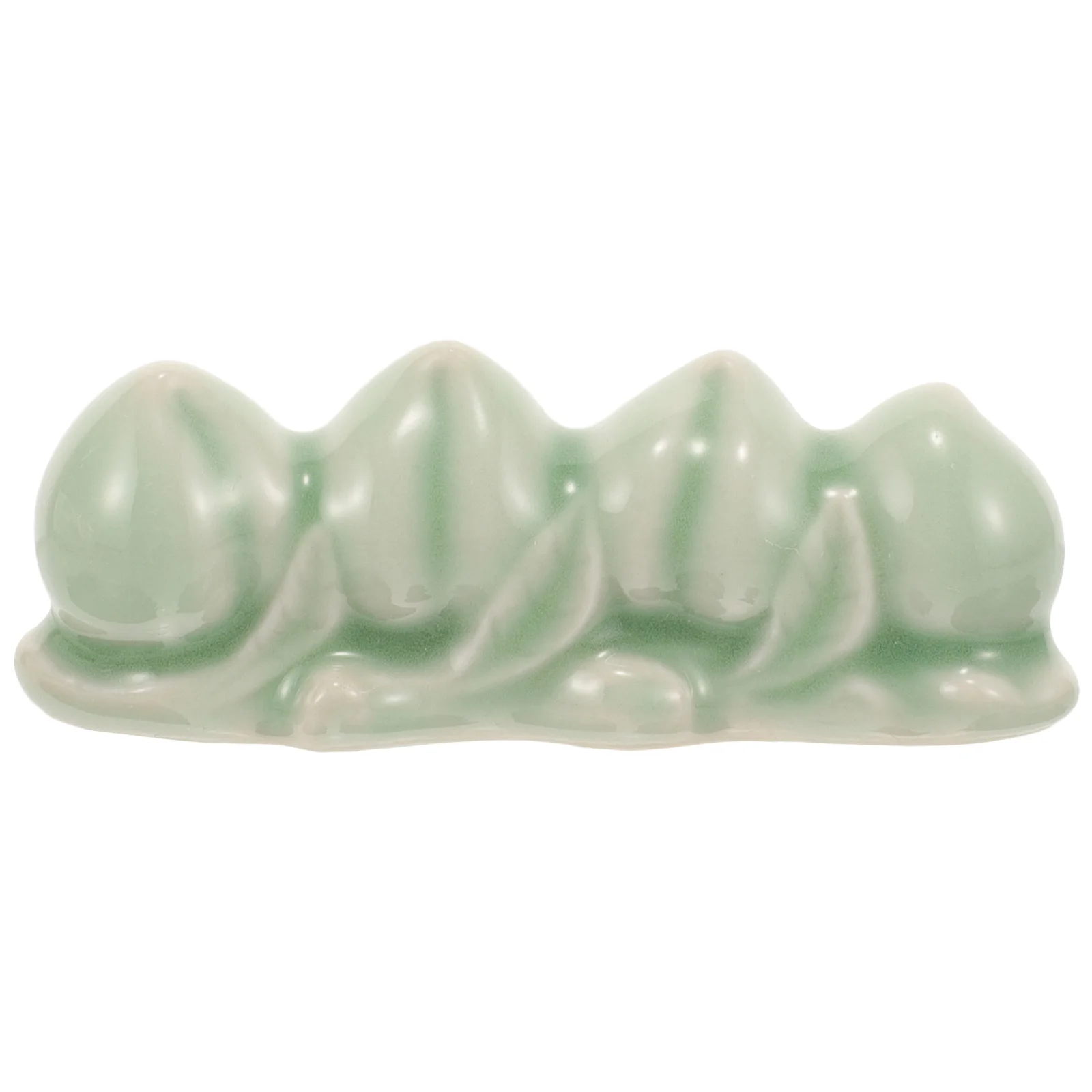 

Ceramic Calligraphy Brush Holder Peach Shape Design for Painting and Writing Brush Storage Elegant Pen Stand Artistic Desktop