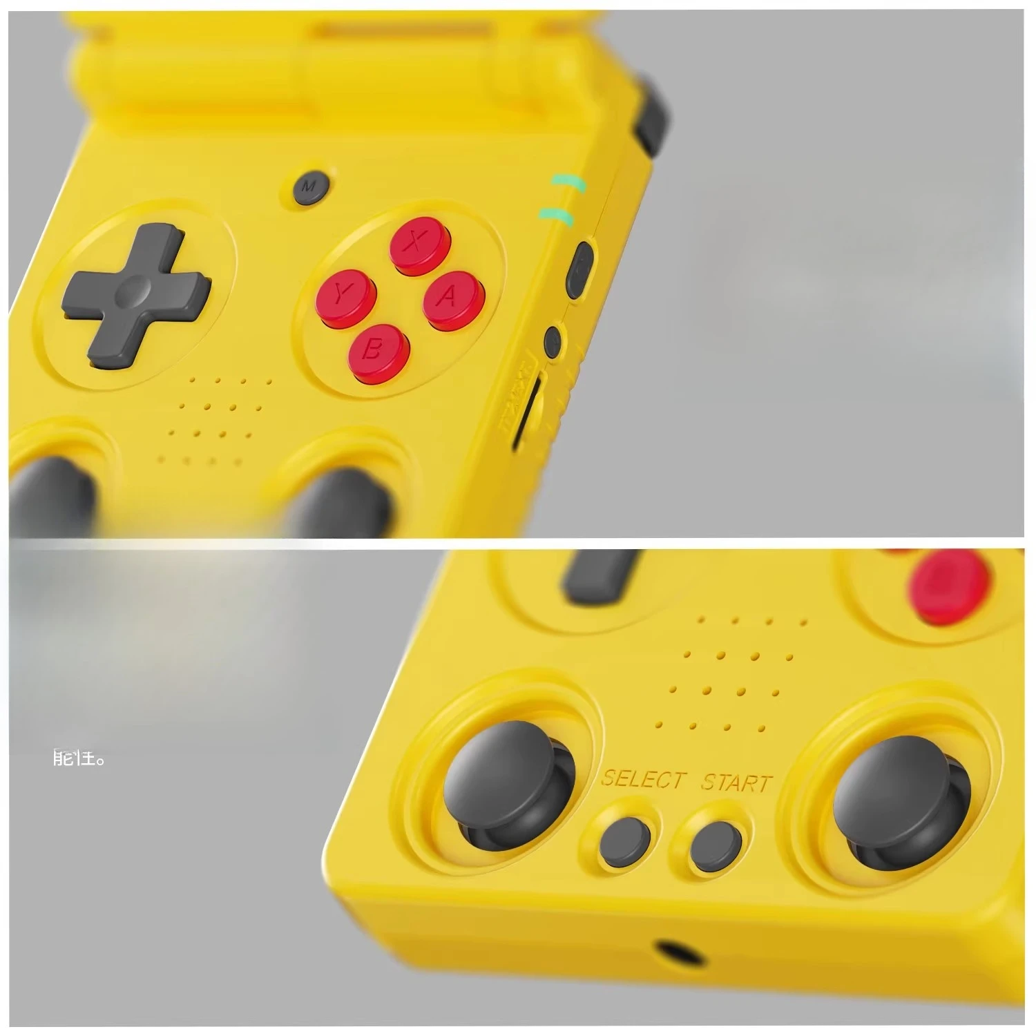 Double joystick folding handheld game machine translation cover open source handheld