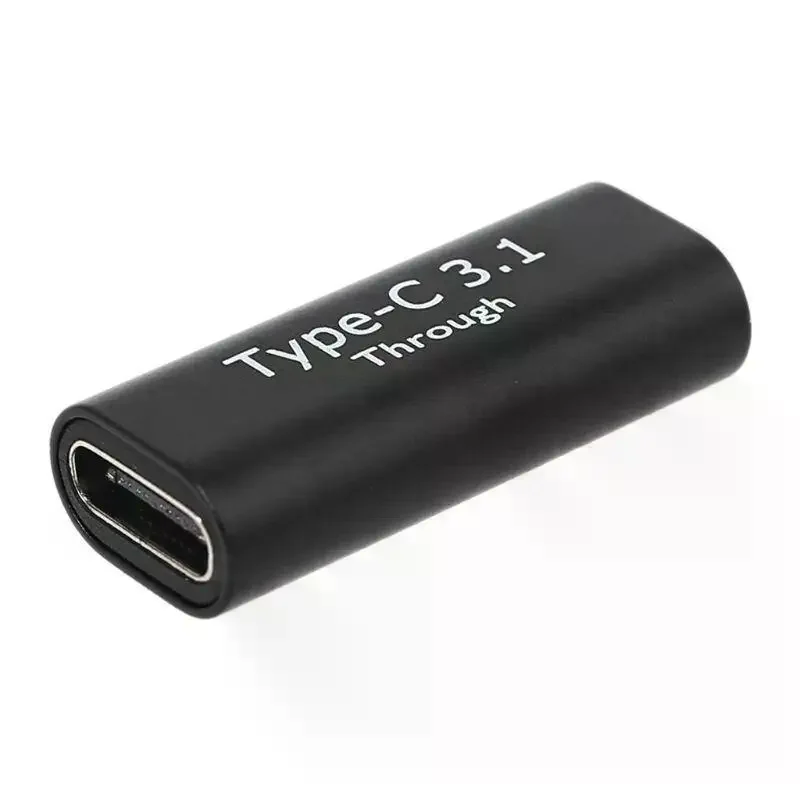 USB C Female To Female Adapter USB C 3.1 Coupler For Connecting Two Type C Cable For Phone Tablet And Extension Connector