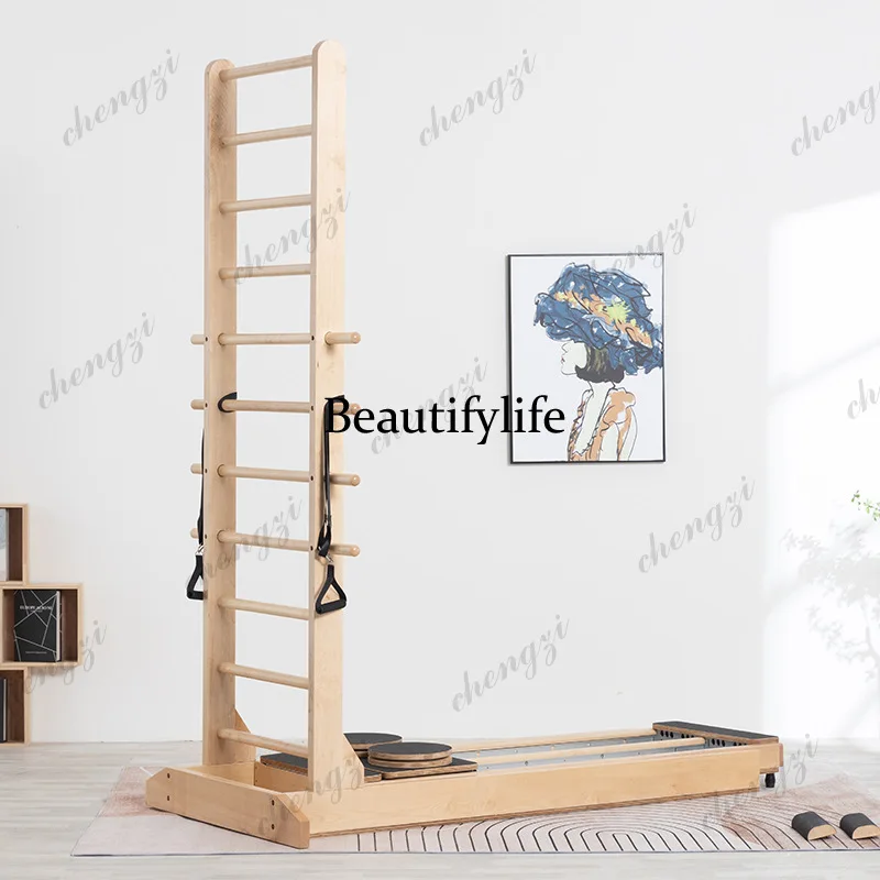 Pilates Large Instrument Two-way Core Ladder Bed Yoga Studio Double Track Ladder Bed Two-way Sliding Stretch Pilates Bed