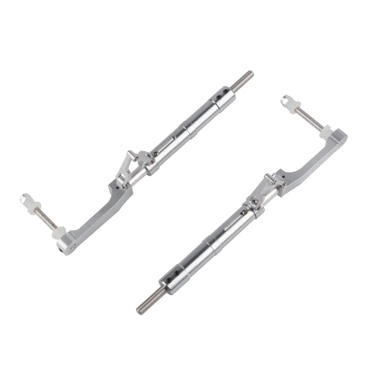Train d'atterrissage absorbant les chocs en métal pour avion RC, jambe de force d'amortissement des vibrations en alliage d'aluminium CNC, convient aux pièces d'avion modèle Warbird