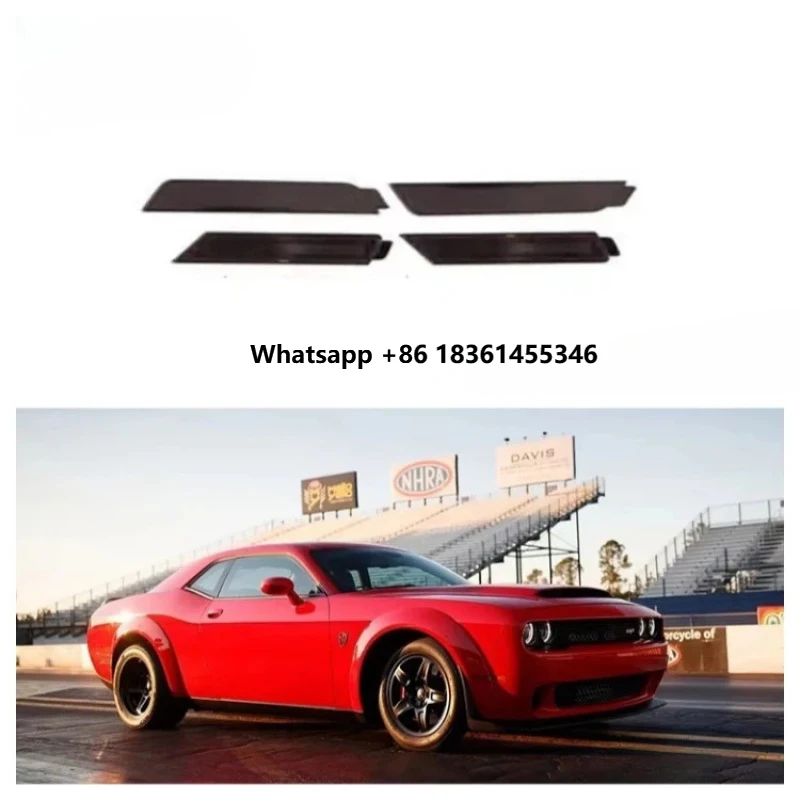 Sleek  Black Front And Rear Car Accessories Side Marker Challen 2008-2022