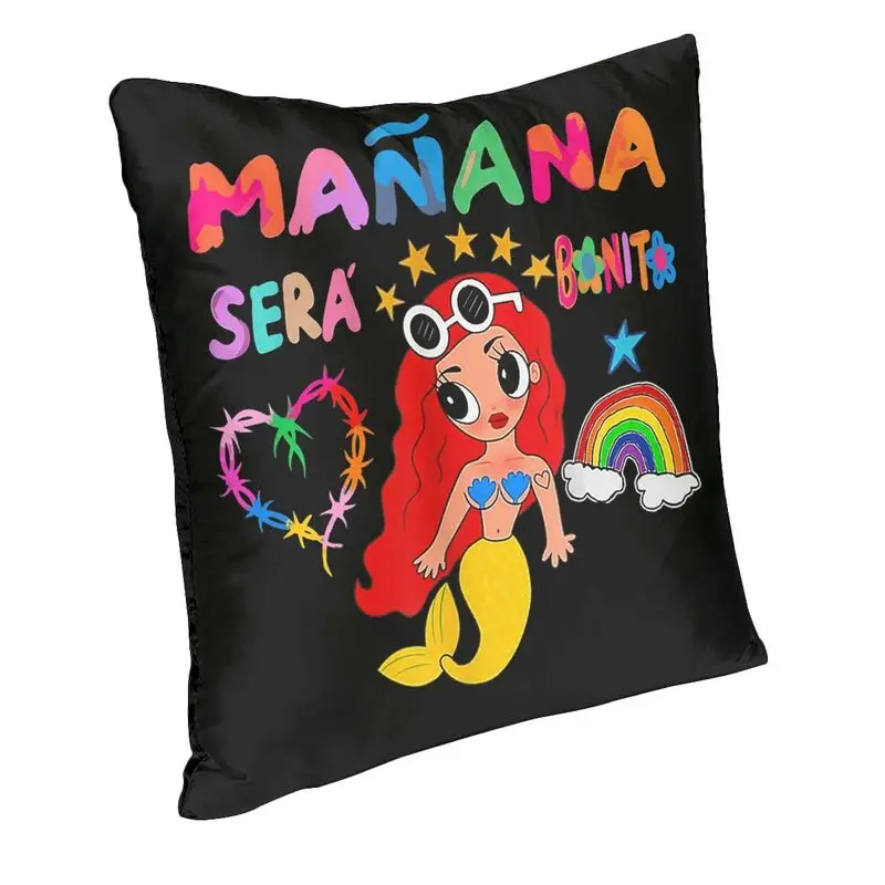 Luxury Manana Sera Bonito Karol G Cushion Cover for Sofa Polyester Pillow Case Bedroom Decoration Pillowcase