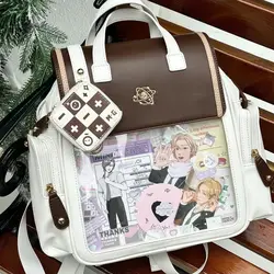 HAEX Vintage Aesthetic Ita Bags Female JK Uniform Large Capacity Students Women Backpacks New in Harajuku College Bolso Mujer