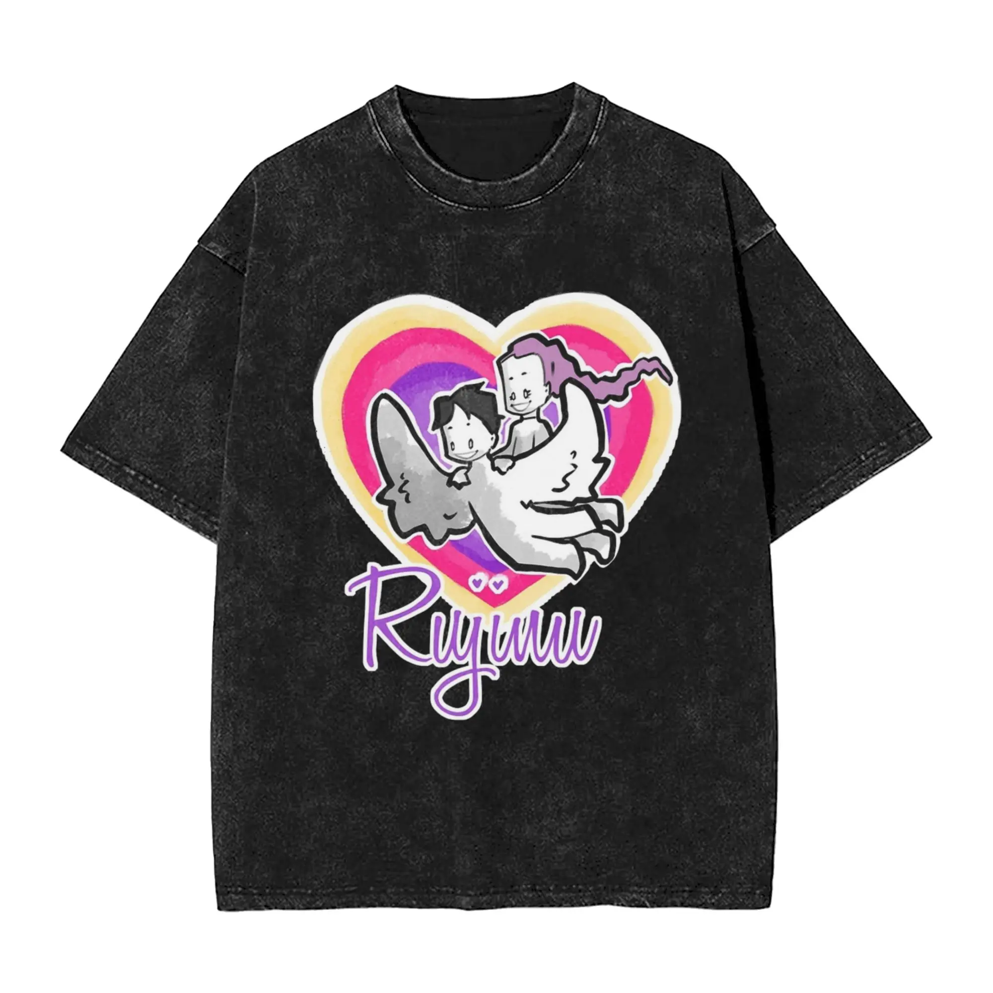 

Rujinu Kpop Demon Hunters футболка летние классические футболки Y2K хлопковая популярная футболка для мужчин с коротким рукавом топы «сделай сам» на заказ