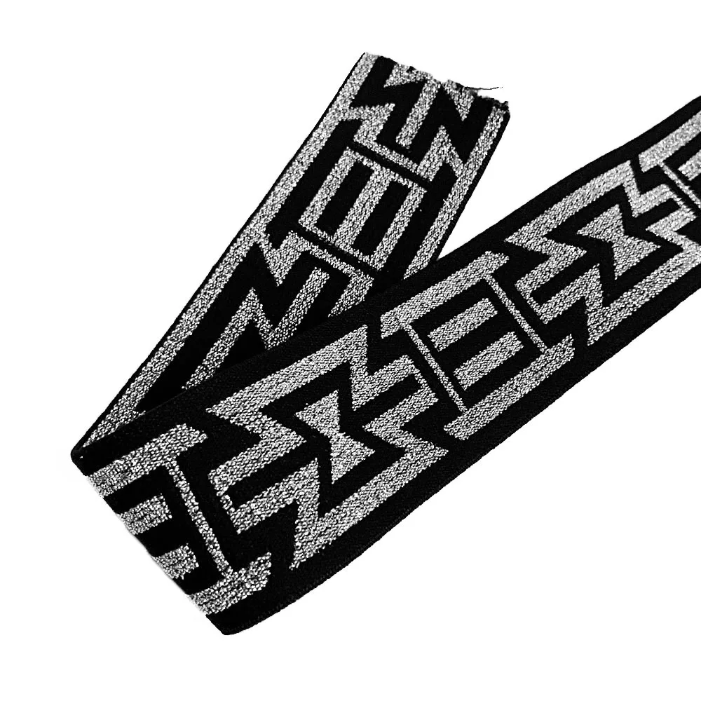 Silver Shiny 40mm Elastic Bands Clothing Pant Waist Rubber Band Underwear Belt Elastics Webbing Tape Sewing Accessories By Meter