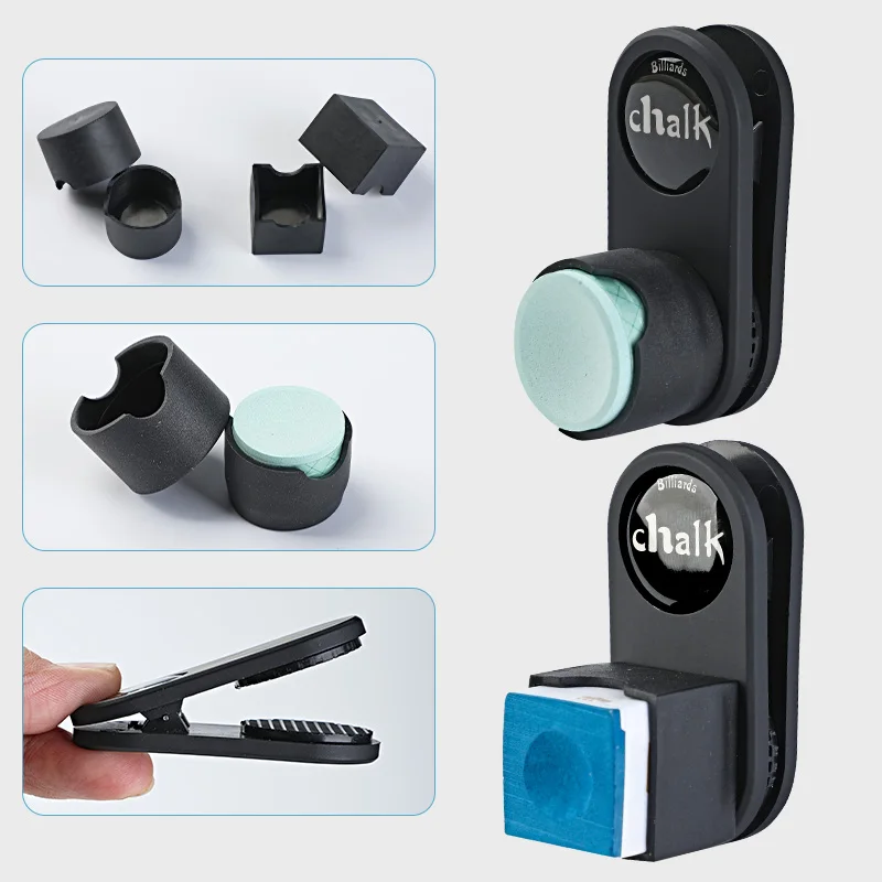 

1 комплект, зажим для мела для бильярда, сильный магнитный бесшумный зажим для мела, рукав для ластика для бильярда с магнитным дизайном, принадлежности для бильярда