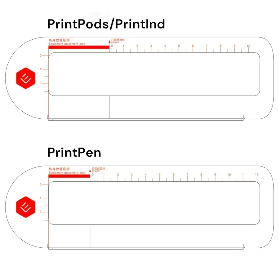 Evebot Universal Auxiliary Ruler Positioning Steel Plate Ruler Stainless Steel Straight Ruler Metal Scale for Handheld Printers