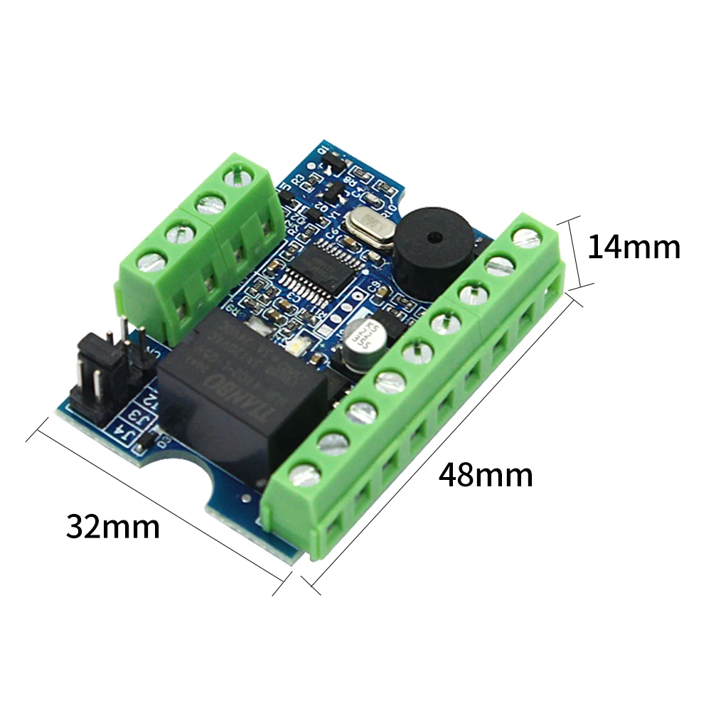 Controle de Acesso Kit Relé Controlador Board, Mini Leitor de Cartão para Elétrica Bloqueio do Sistema, Wiegand 26-44 & TM Card Reader Set