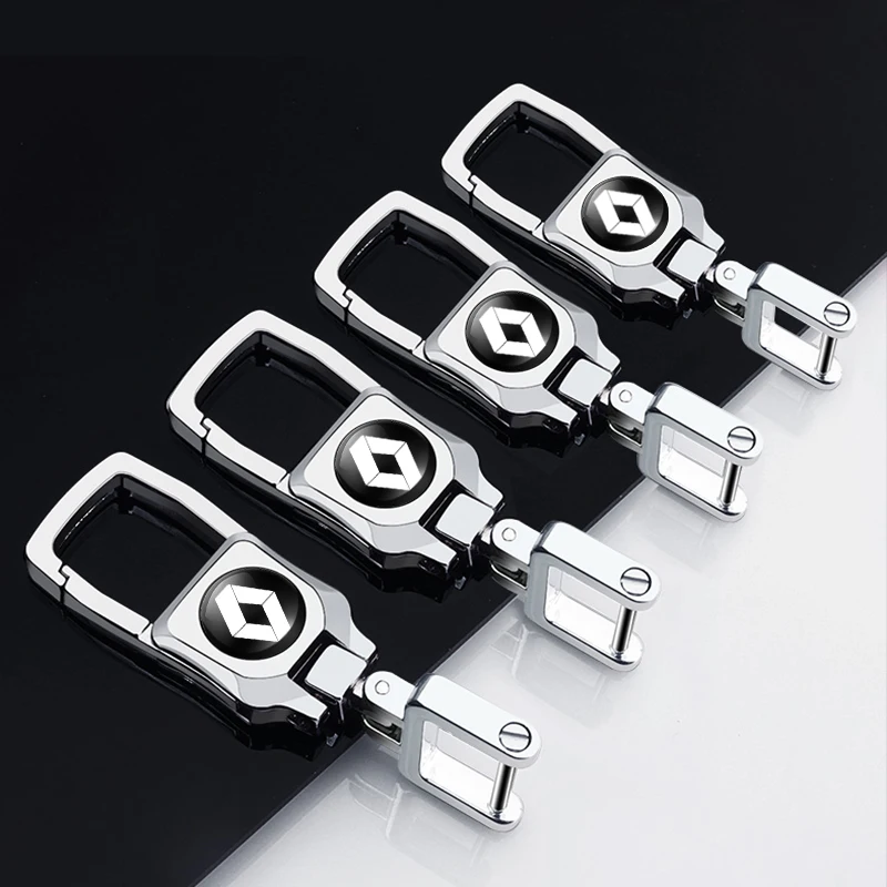 1pcs Metal Car Keychain Keyring Key Accessories For Renault Chevrolet MINI Alfa Romeo Jaguar Ford JEEP Acura Mitsubishi Volvo view 6