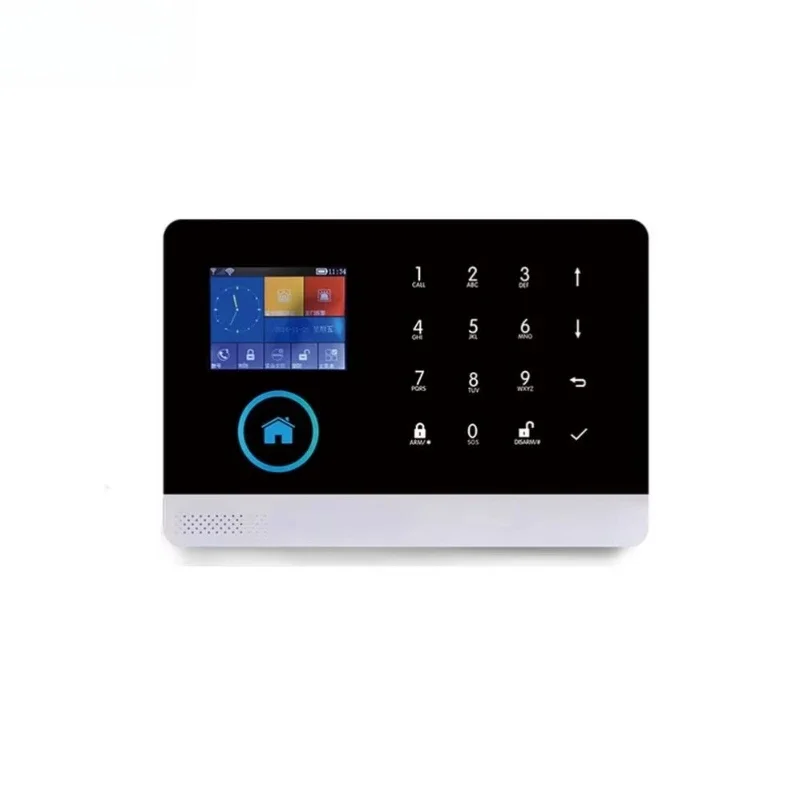 Complete/fully automated home security system alarm system with touch keyboard