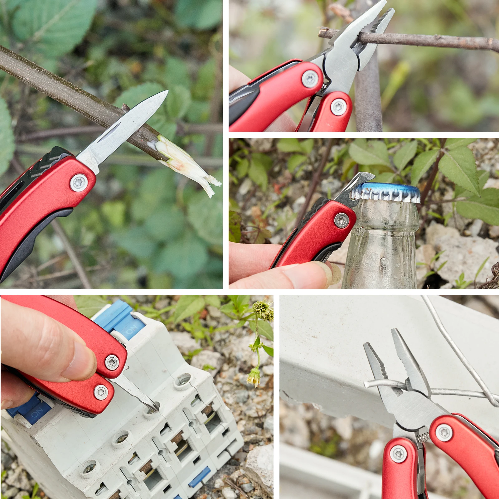 Multifunctional Pliers Outdoor Home Hand Tools Portable Folding Knife Pliers Wrench Tool Pocket Multi Tool Pliers Tool 1PCS