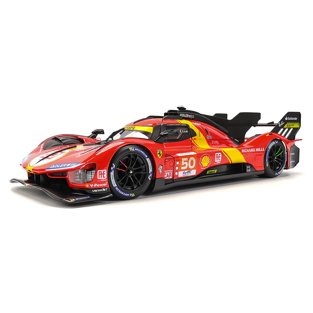 Bburago 1:24 Ferrari 499P LMH Alloy Luxury Vehicle Diecast Cars Model Toy Collection Gift