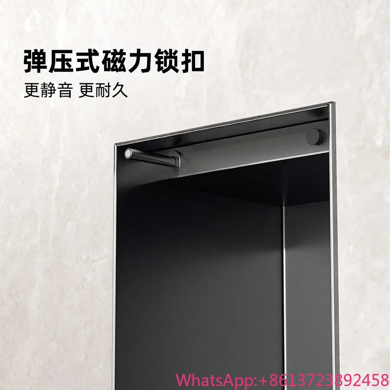 

Hidden Stainless Steel Niche Toilet Recessed Toilet Brush Bathroom in-wall Customizable Rack