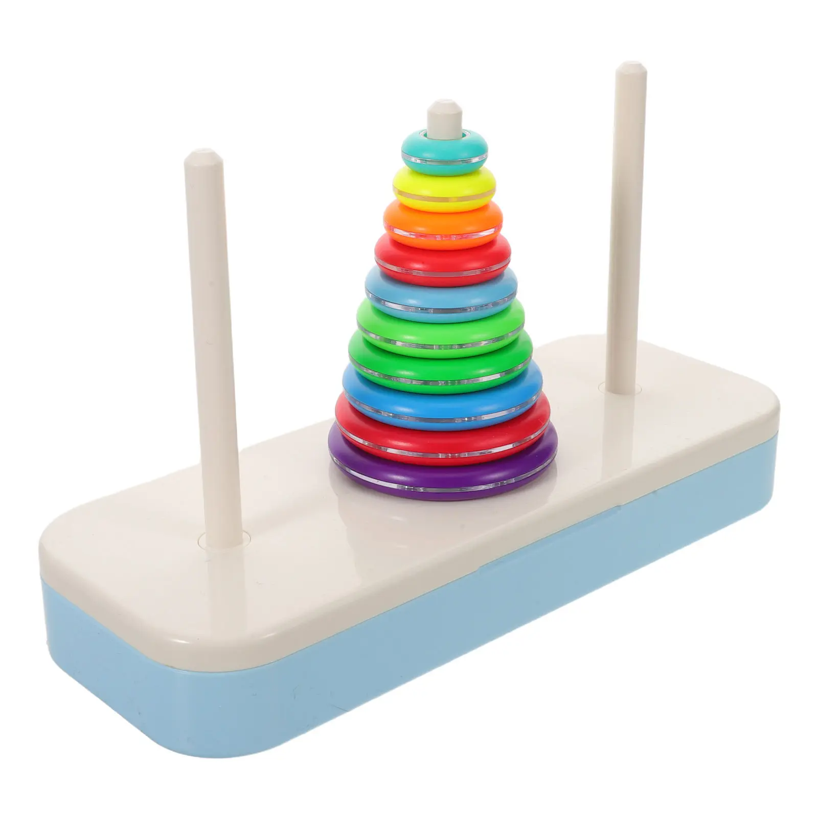 

Hanoi Tower Puzzle Stacking Game for Toddlers Montessori Preschool Activities Early Learning Sensory Balance Stacking