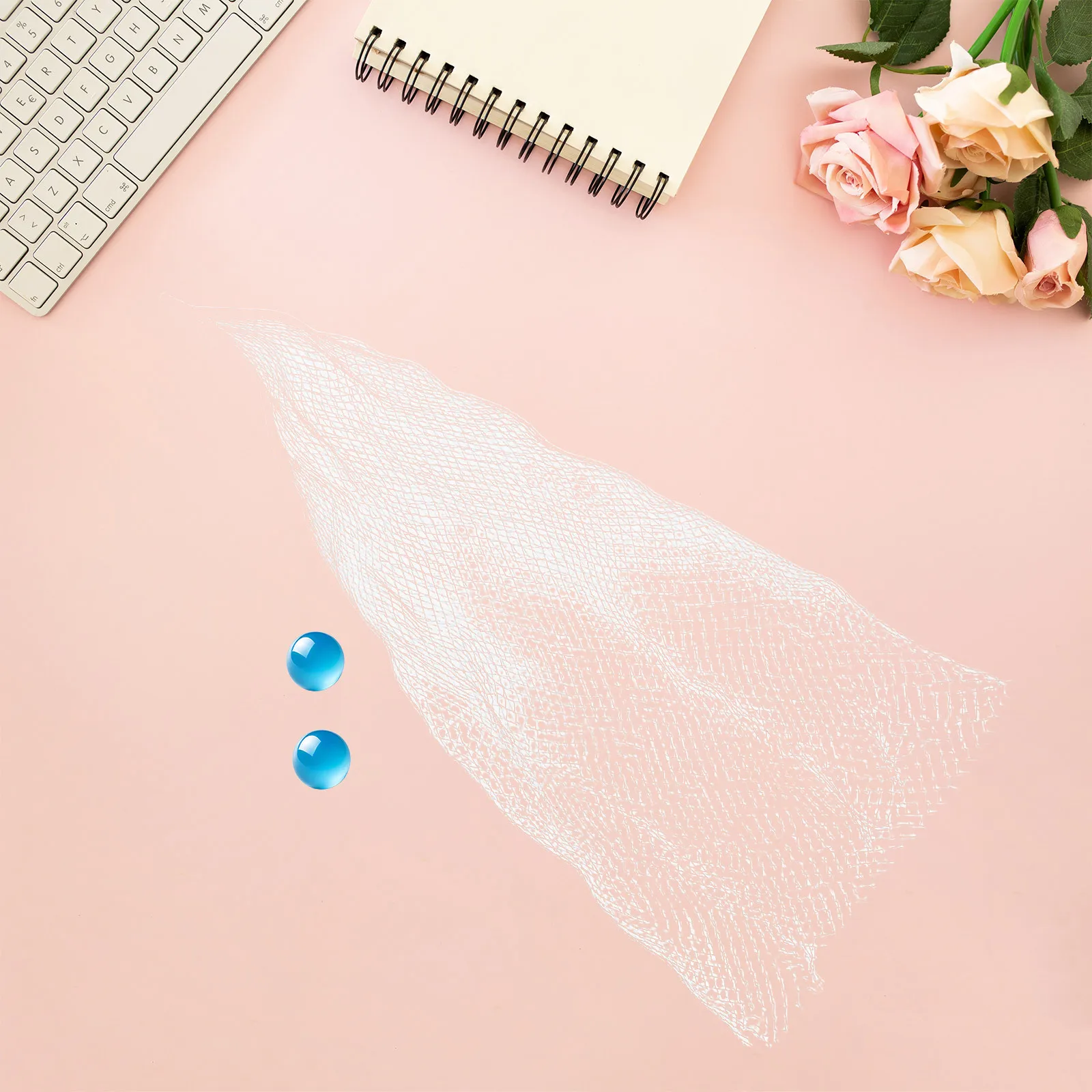 

100pcs Small Mesh Pouch For Kids Storage Bag Lightweight Mesh Visibility Elastic Closure For Marbles Beads Jewelry Sorting Game