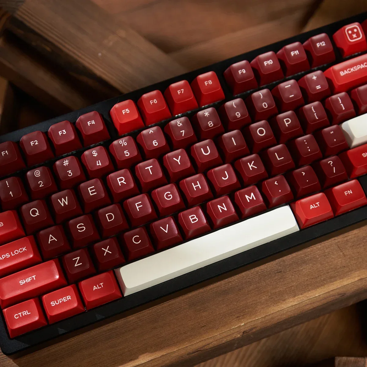 Ham Theme ABS Double‑Shot Full Keycaps SA Profile Fit 75 87 104 Layout Mechanical Keyboard Free Brush & Key Puller