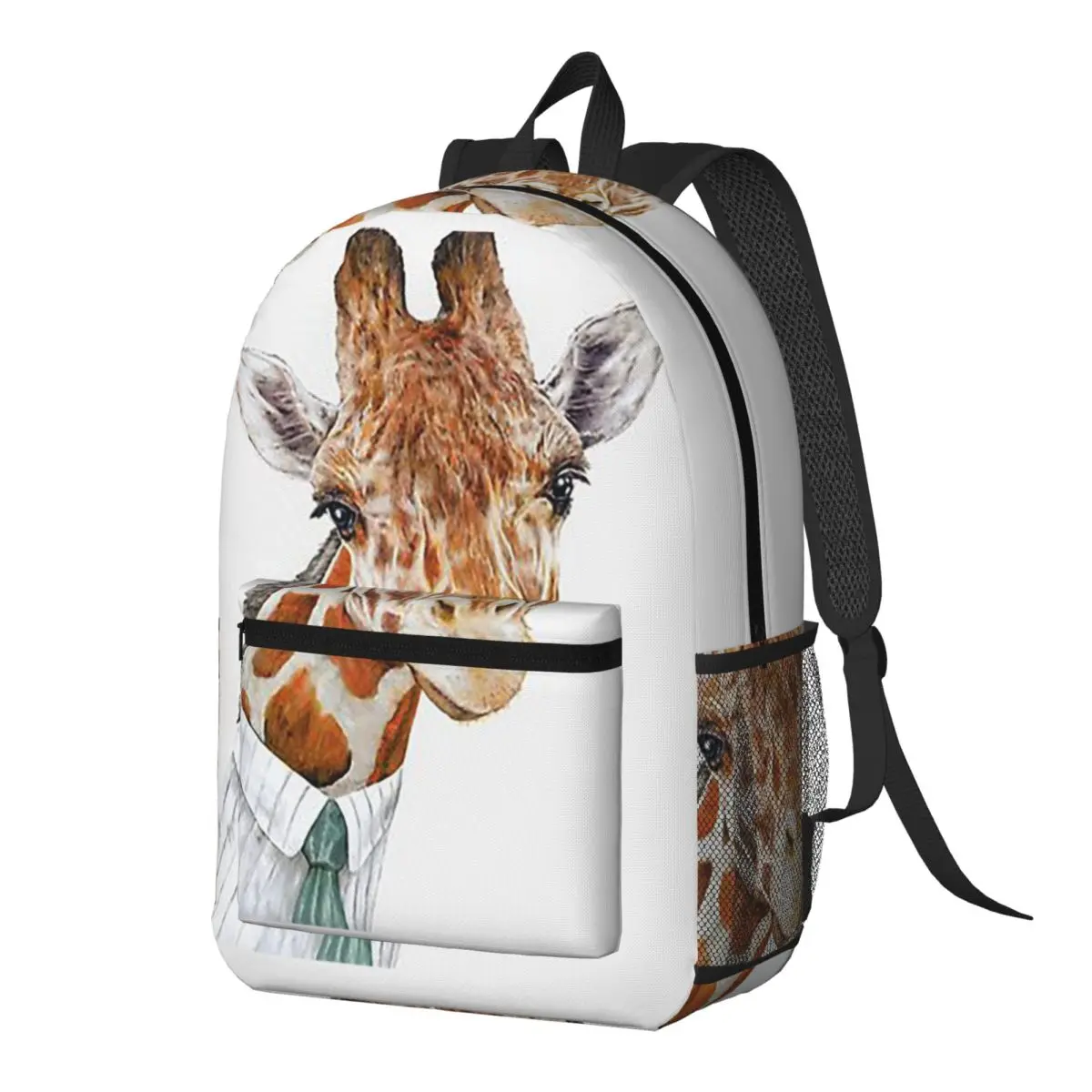 Giraffe Backpack Daypack Large Capacity Children BookBag School Bag Shoulder Bags for Men Women