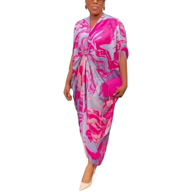 Maßgeschneiderte Dubai Türkei Abaya Kleider für Frauen 2025, Sommer, afrikanisch, Übergröße, Boubou, Afrika, Party, elegantes Kleid, traditionell lang