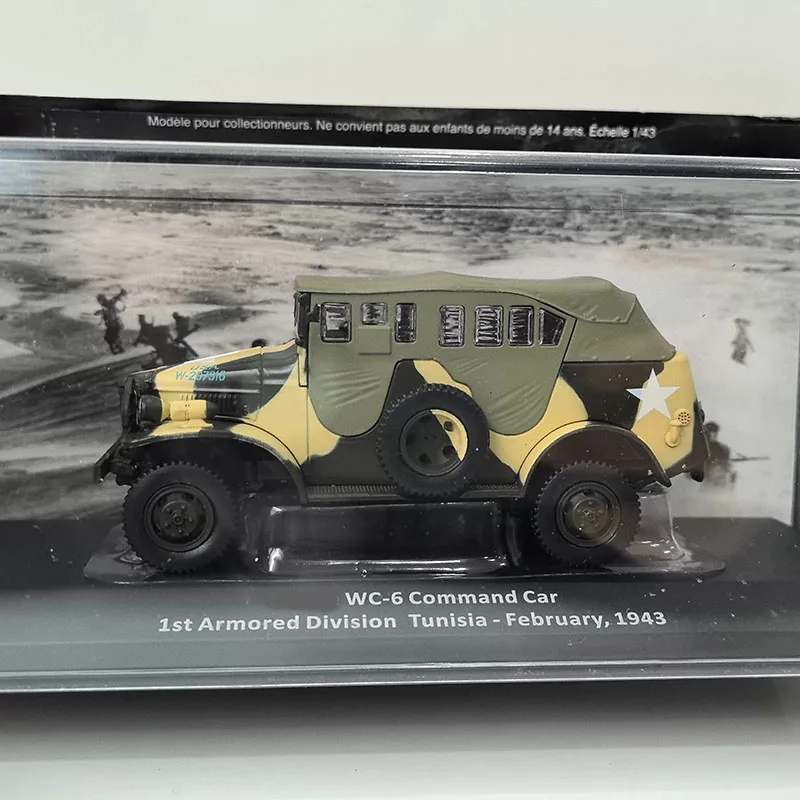 

IXO 1/43 WC-6 COMMAND 1943 Alloy Simulation Car Model Static Collection Decorated Holiday Gifts Toys Souvenir Gift
