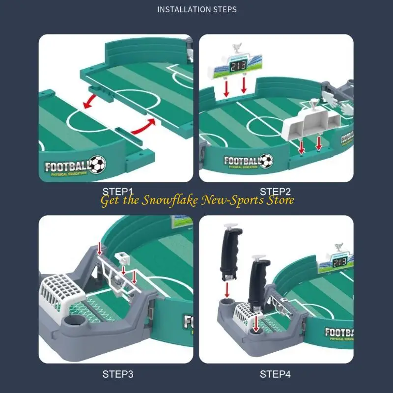 

E56D Desktop Soccer Game Toy Tabletop Football Game with Soccer Tabletop Board Game Family Game for Kid Birthday Party Game