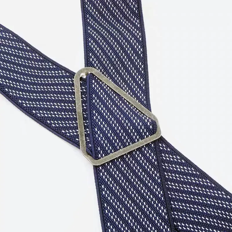 Modne męskie szelki Szerokie szelki Klips do paska do spodni Jeden rozmiar Regulowane męskie szelki z 4 bardzo mocnymi klipsami