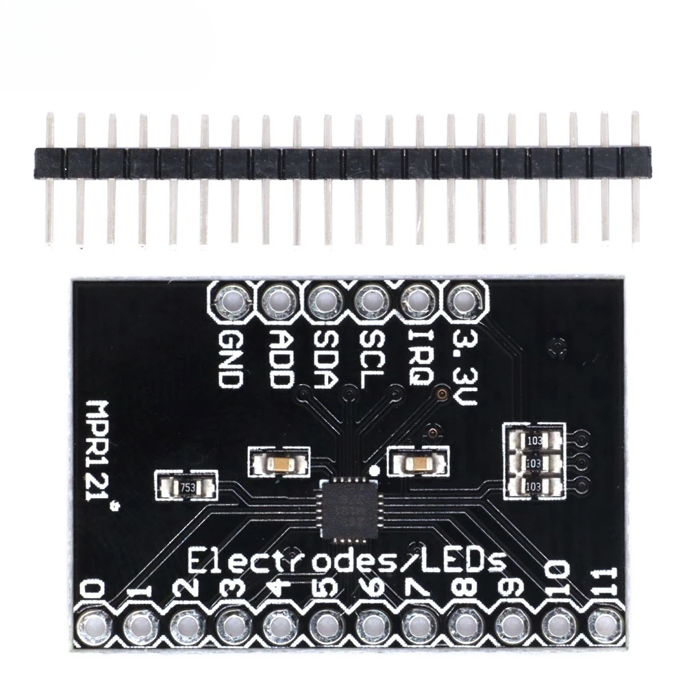 MPR121 Breakout V12 Capacitive Touch Sensor Controller Module I2C Interface keyboard Development Board for arduino