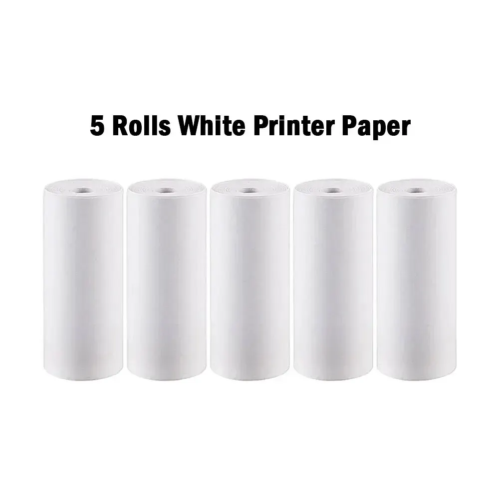 HD Mini Draagbare Printer Thermisch Papier Universeel 57mm Zelfklevend Papieren Label Sticker Voor Telefoon Afdrukken Foto Foto