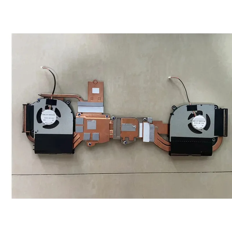 WAF nuevo ventilador GPU de CPU de refrigeración para ordenador portátil con disipador de calor para CLEVO 6-31-PD7SN-100 95091S2 76091S2 DC12V 0.5A