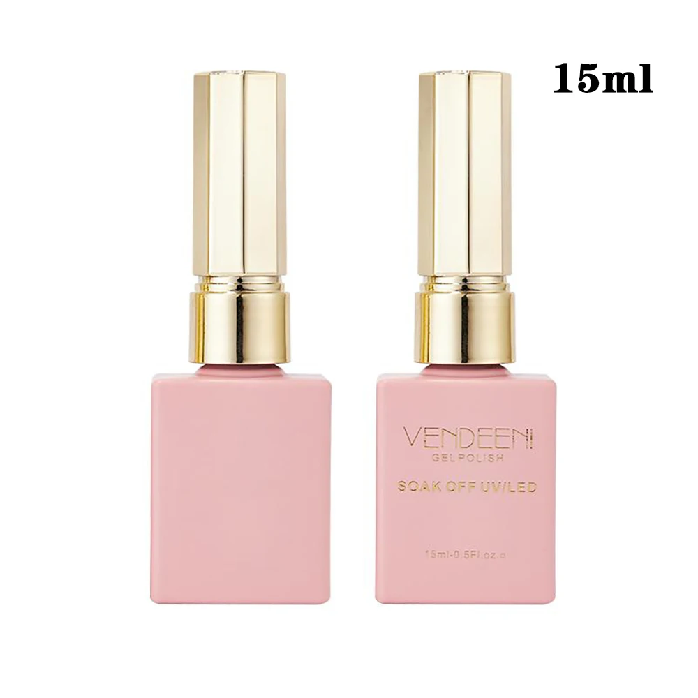 Vendeeni 6 Colors/set Water Light Purple Fine Glitter Crystal Cat Eye Gel Nail Polish Ice Clear Magnetic Varnish With Color Card
