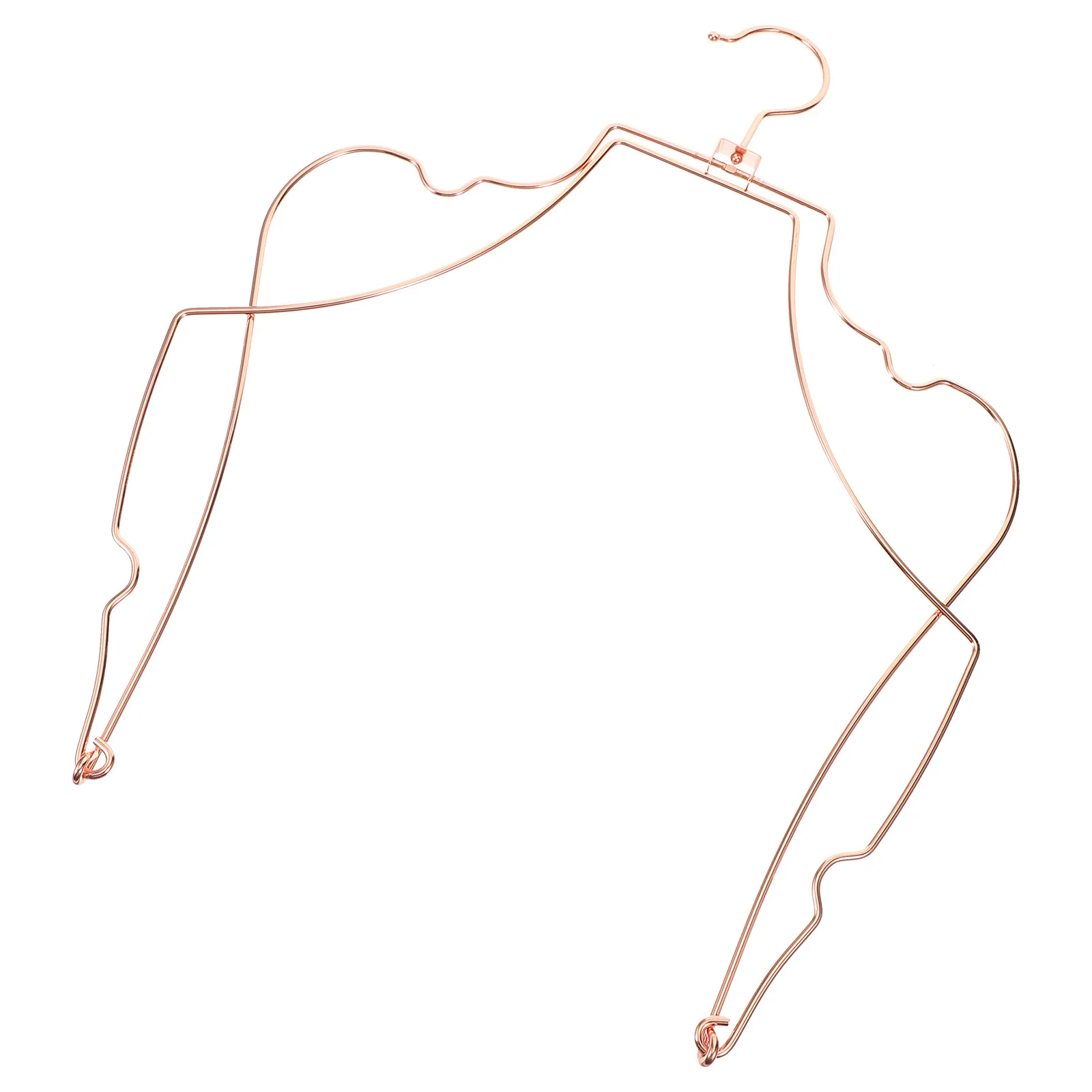

Foldable Swimsuit Hanger Rack Heavy Duty Clothes Hangers Lingerie Hanging Rose Gold Swimwear Drying Display St