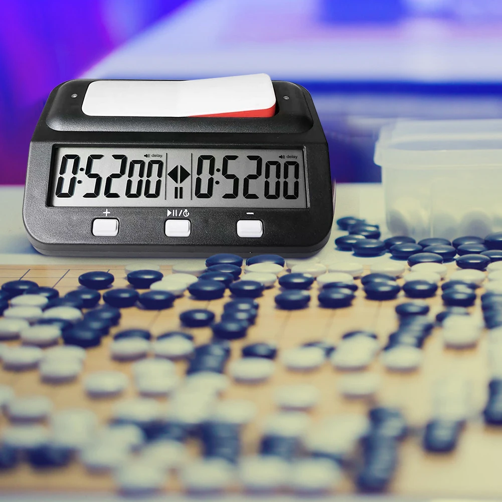 

Часы для настольных игр, профессиональный секундомер для настольных игр, пластиковый, на батарейках, многофункциональный, легкий, для семейного и личного использования