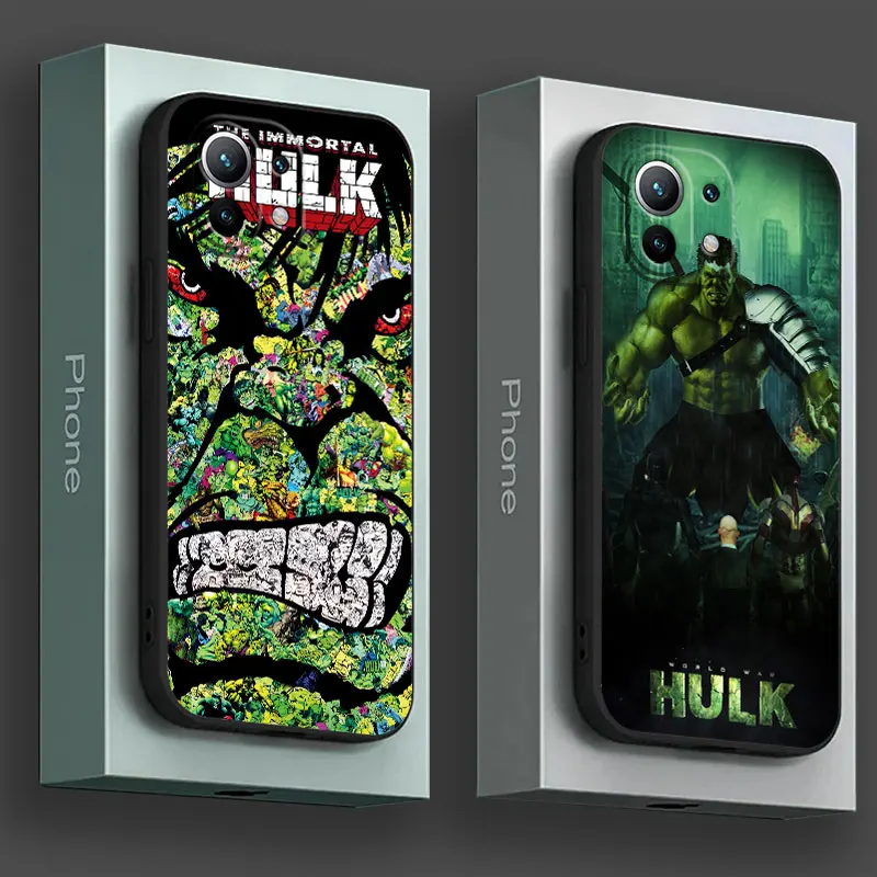 

Marvel Heroes Hulk Phone Case For Poco X8Pro Max X5 X6 X7 X8 M6 M7 M8 F6 F7 Pro F8 For Xiaomi 11T 13T 14T 15T Pro 15 Ultra Cover