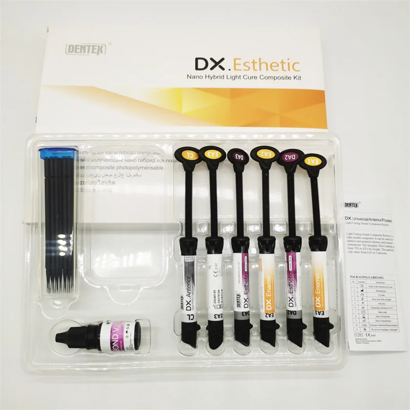 CE Approved Light Curing Dental Composite Resins Esthetic Compopsite Kit  for Direct Restoration Enamel Dentin and InIncisal