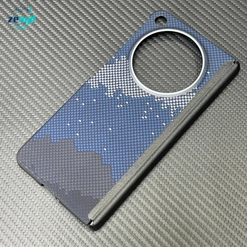 

Чехол для Oppo Find N6 из арамидного волокна с магнитной застежкой и защитой шарнира, легкий и тонкий