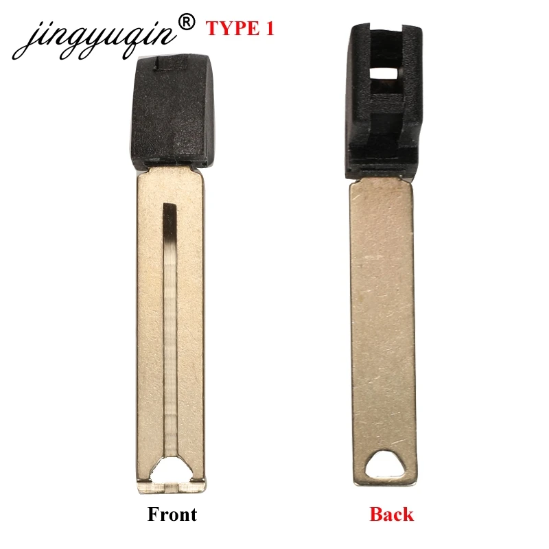 jingyuqin New Smart Remote Key Insert blank Fob for Toyota Highlander Land Cruiser RAV4 Car Key Fob Uncut Blade