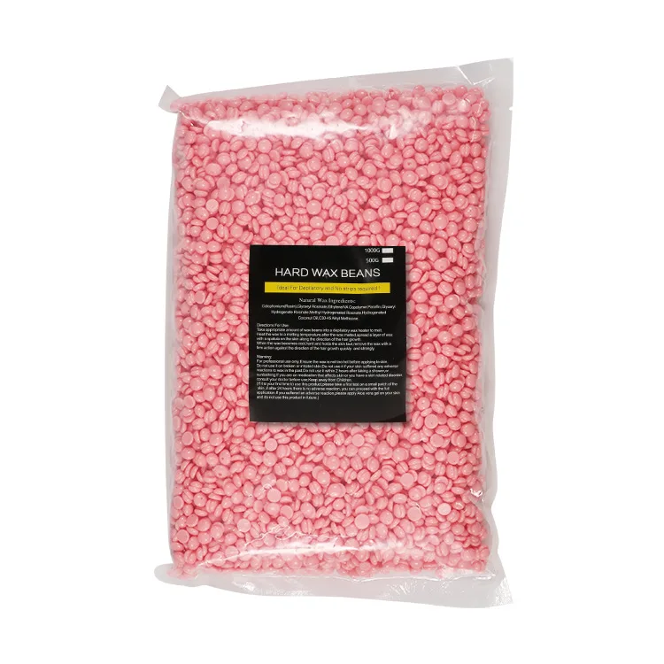 500 g/pak Wax Bonen Ontharingscrème Hot Film Pellet Verwijderen Bikini Gezicht Haar Benen Arm Ontharing Bean Unisex Ontharing
