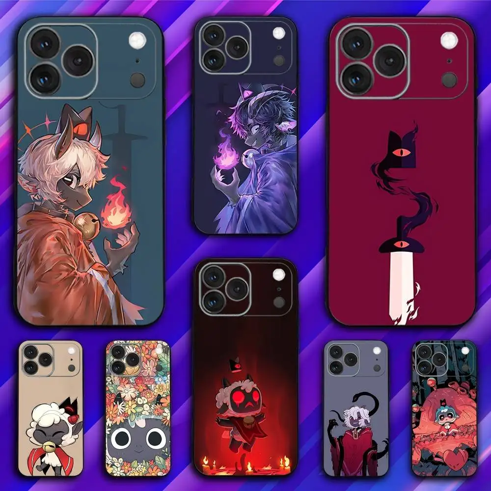 

C-Cult Game of The Lamb Phone Case For iPhone 17,16,15,14,13,12,11,Pro,Max,Plus,X,XS,SE4,E,Mini,Soft Black Case
