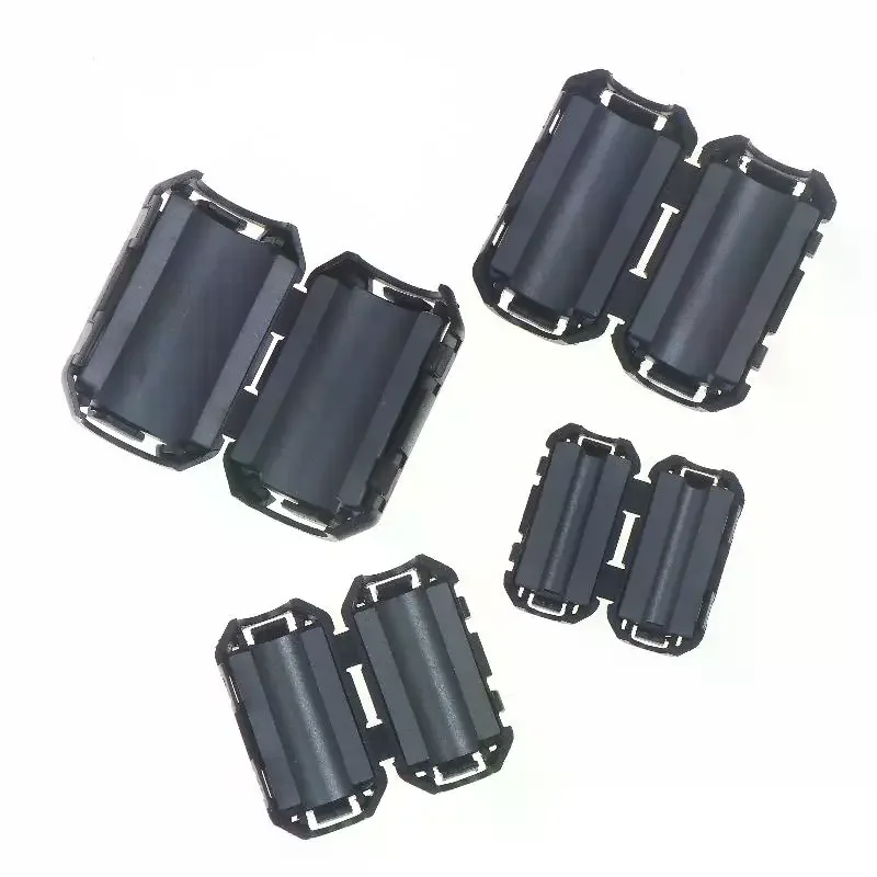 5/10Pcs Ring Wiring Cable Clamp Tools 3.5-13mm Toroidal Core Ferrite Bead Clip Choke RFI Noise Filter Clip Noise Filter