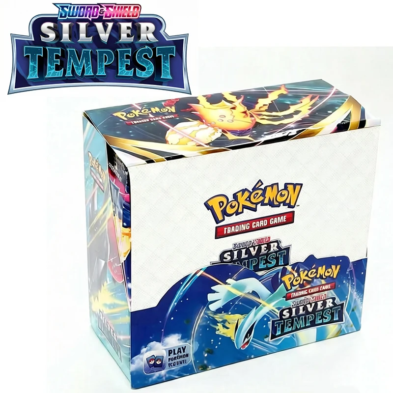 360 Stück TCG Silver Tempest Booster Bundle Englische Ausgabe Sammelkarten Anime-Sammelkarten Spielzeug Geschenk