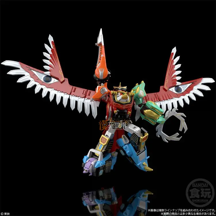 

Фигурки героев аниме Bandai, оригинальные супер-мини-фигурки Smp Gaoicarus Hyakujuu Sentai, коллекционные игрушки, подарки