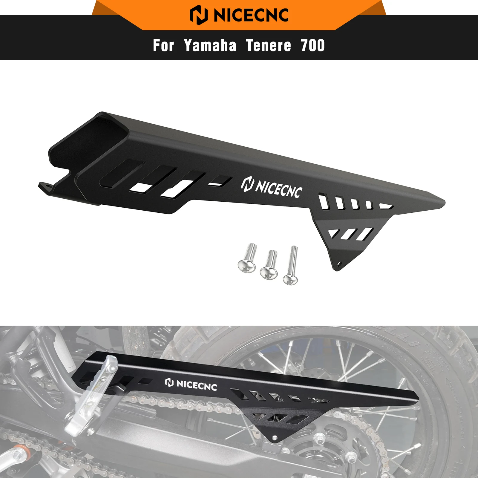 

For Yamaha Tenere 700 2019-2024 Motorcycle Chain Guard Protection Cover For Yamaha Tenere 700 Rally 2020-2023 2022 XTZ07 T700
