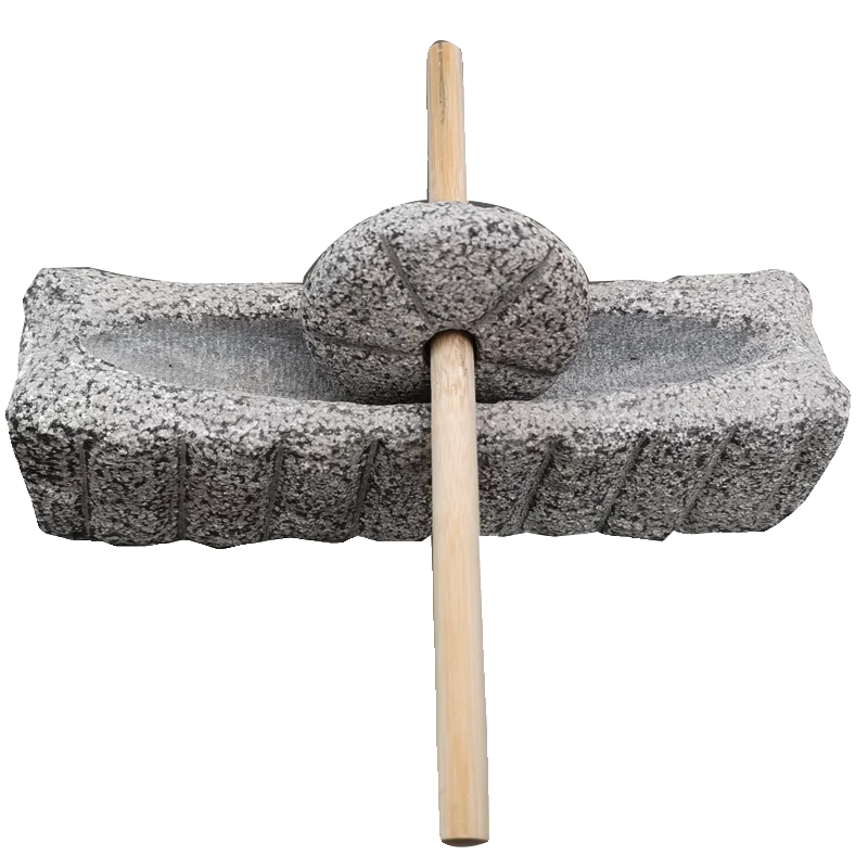 

tea grinding tamping, mortar grinding device, old-fashioned tea powder grinding, tea cake, traditional Chinese medicine grinding