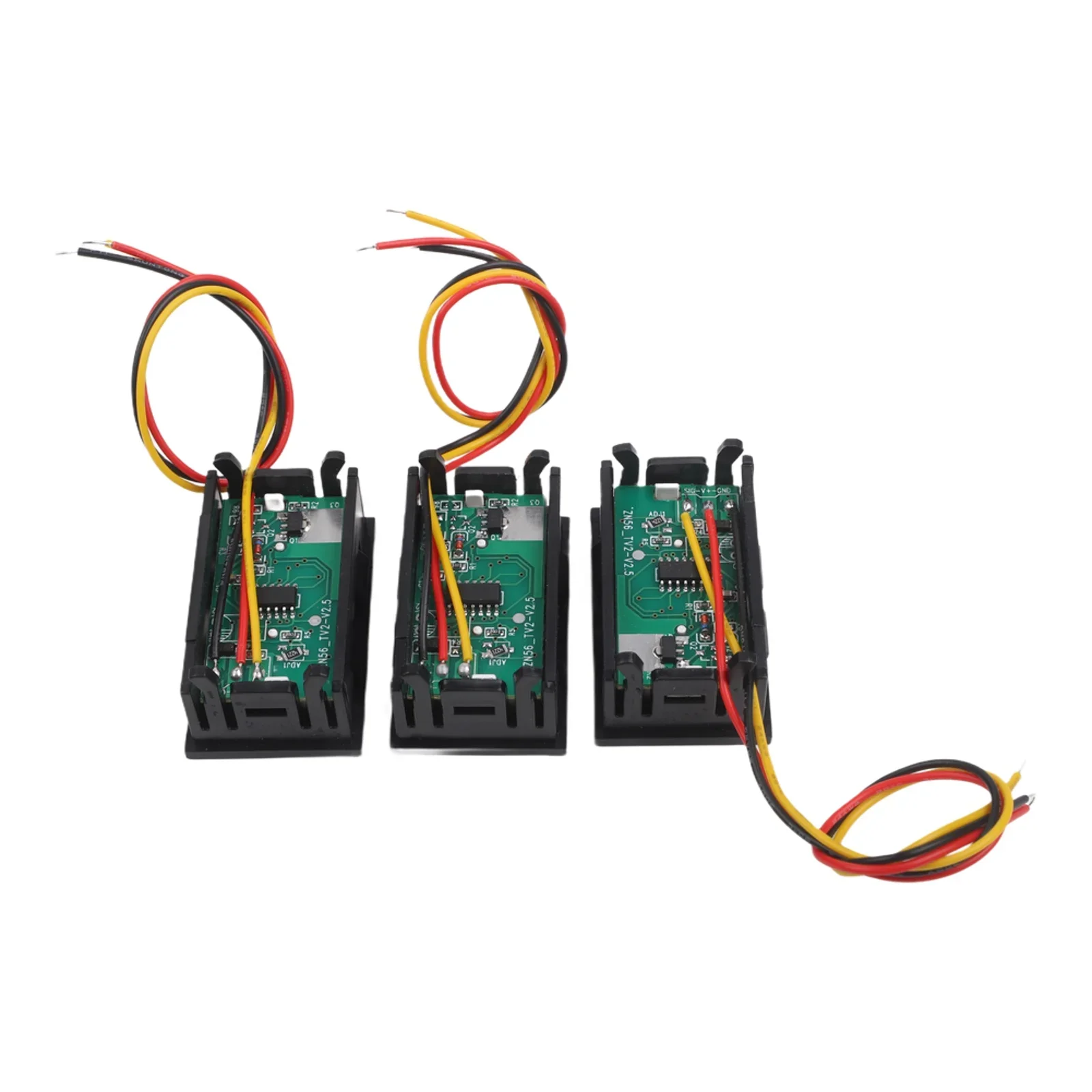 3 Wire Voltmeter DC Voltage Meter Battery Testing Stable Operation Voltmeter Battery Tester Display Mode LED Digital Tube