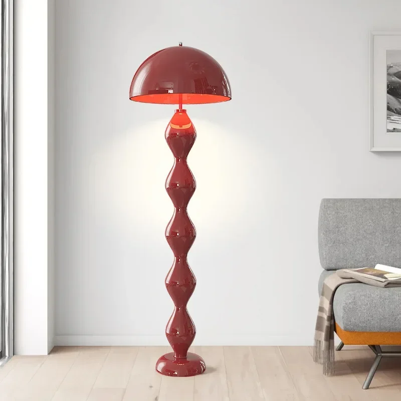 Nordic Macaron Mushroom Floor Lamp with Led E27 Light Bulb for Living Room Bedroom