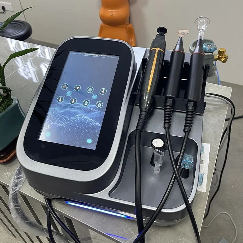 New Intelligent Cold Beauty Machine 3 Handles Anti-aging Skin Lifting Anti-acne Spot Removal Improvement Skin Care Equipment