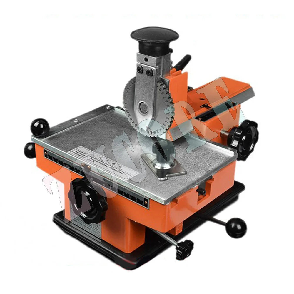 Small semi-automatic nameplate marking Manual marking Embossing Metal sign engraving